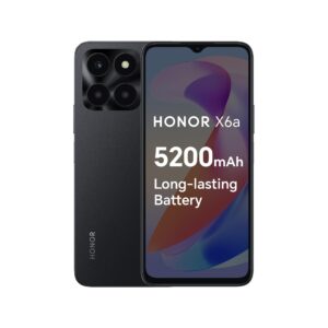 هونر X6a ، رام 4 جيجا بايت مساحه 128 جيجا ، شبكة 4G ، شريحتين - اسود ميدنايت