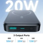 ⁦JOYROOM JR-W020 10000mAh 20W Magnetic Wireless Power Bank⁩ - الصورة ⁦3⁩