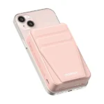 MOMAX IP121P Q.Mag Power 15 Magnetic Wireless Battery Pack with Stand 10000mAh Pink