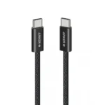 ⁦كابل أنكر زولو USB C إلى USB C بقوة 240 واط، كابل شحن سريع من النوع C مضفر ومضاد للأوساخ بطول 6 أقدام - أسود - A8060H12⁩ - الصورة ⁦2⁩