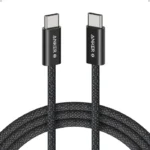 كابل أنكر زولو USB C إلى USB C بقوة 240 واط، كابل شحن سريع من النوع C مضفر ومضاد للأوساخ بطول 6 أقدام - أسود - A8060H12