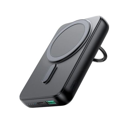 17 Joyroom Wired and wireless Power Bank 10000mAh Black JR-W050 Fast charge 20w - الصورة 1
