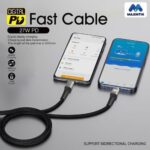 ⁦CABLE Majentik CL001-L TYPE-C TO LIGHTING⁩ - الصورة ⁦4⁩