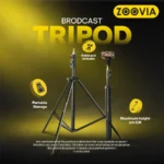 ZOOVIA – TH-002 | Enhanced 2.1M Heavy-Duty Studio Tripod