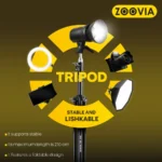⁦ZOOVIA – TH-002 | Enhanced 2.1M Heavy-Duty Studio Tripod⁩ - الصورة ⁦2⁩